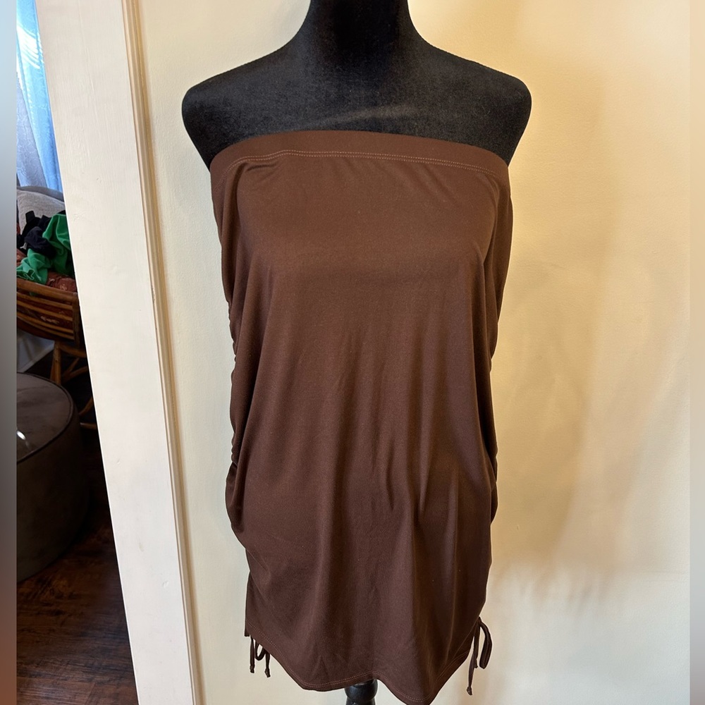 Jennifer Lauren Swim Cover Up | brown cover up